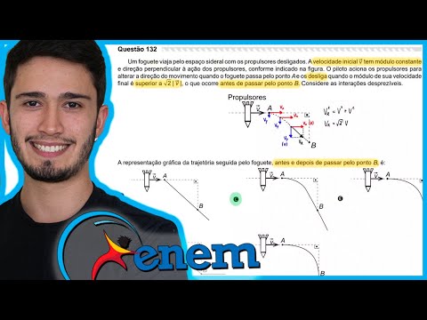 ENEM 2019 PPL - Um foguete viaja pelo espaço sideral com os propulsores desligados. A velocidade ini