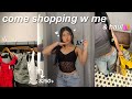 come shopping w me & TRY-ON HAUL 🤍🛍️
