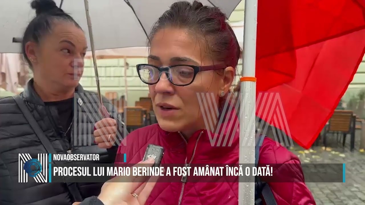 Procesul lui Mario Berinde a fost amânat încă o dată!