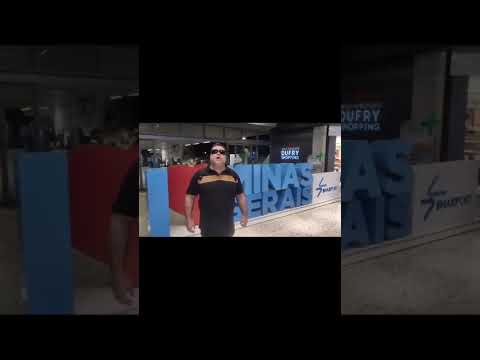 Jailton Delogo no aeroporto de Confins Minas Gerais