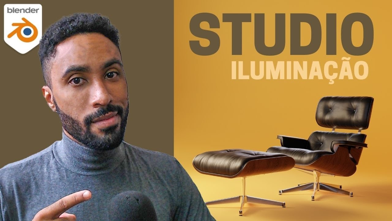 😮ILUMINAÇÃO DE STUDIO PERFEITA no Blender