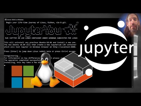 A Linux Jupyter Install Script for Windows (LXD Container)