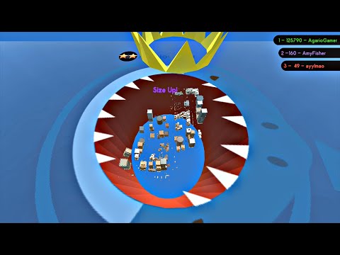Hole.io - World Record Hole Map Control: 100.00% in 1 Seconds