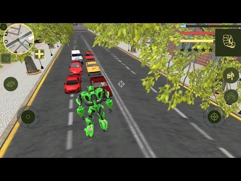 Robot Car Super Transforme Futuristic Supercar | New Rescue City Robot Car Android GamePlay