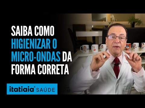 Dr. Bactéria dá dicas de como higienizar o micro-ondas da maneira correta