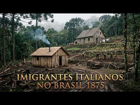 Assim era a Vida Dentro de uma Casa de Imigrantes Italianos no Brasil em 1875 | Reconstrução IA
