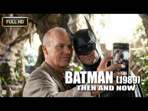 Batman (1989) 🦇 Cast & Set Then vs Now (2026) Selfie