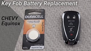 Replace a Chevy Equinox 2018-2024 Key Fob Battery