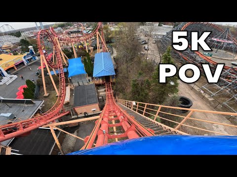 Front row point of view footage of Flashback