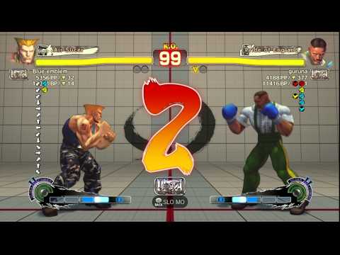 USFIV~ Guile (Blue Emblem) vs.  Dudley (guruna) HD
