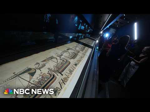 Bayeux Tapestry on display in London after nearly 1,000 years