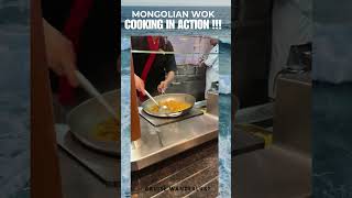 COOKING IN ACTION: MONGOLIAN WOK#travel #cruiseexperiences #cruiseadventures