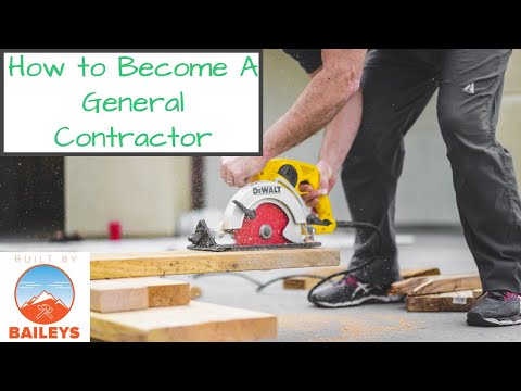 How To Become A General Contractor