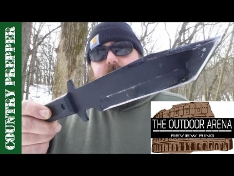 Knife Throwing with Cold Steel GI Tanto- Outdoor Arena Review