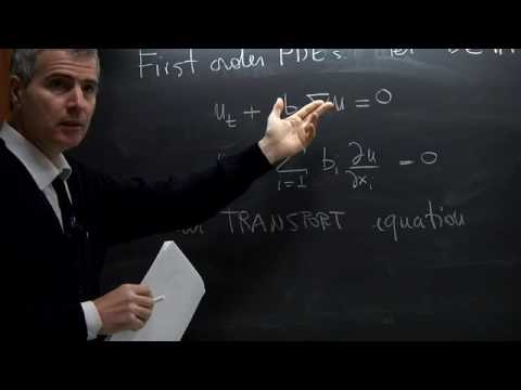 Partial Differential Equations - Giovanni Bellettini - Lecture 01
