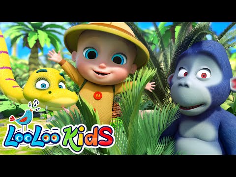 Down in The Jungle- LooLoo Kids Nursery Rhymes and Kids Songs Video