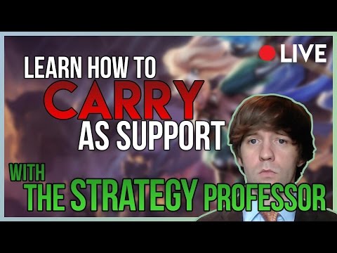 3/23/18 Stream -- In-Depth Support Games -- League of Legends