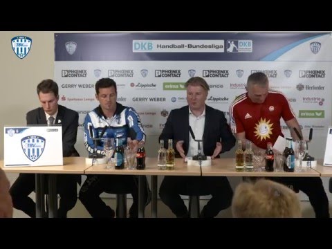 15.05.2016 TBV Lemgo gg. TuS N-Lübbecke - Pressekonferenz