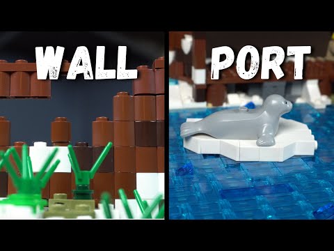 Palisade and Port Addition  | Frostholm Lego Moc Part 4