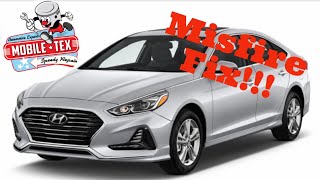 2015-2019 Hyundai Sonata 2.4l Spark plug replacement DIY