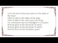 Fruit Bats - TV Waves Lyrics