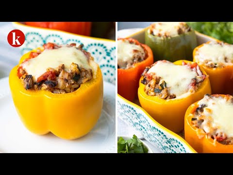 Delicious Ground Turkey Stuffed Bell Peppers with Rice Recipe