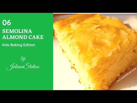 Semolina Almond Cake/JulianaStation