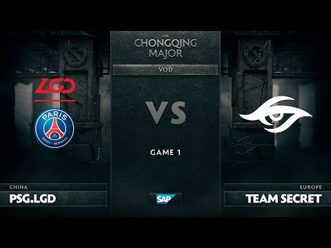 [EN] PSG.LGD vs Team Secret, Game 1, The Chongqing Major Group B