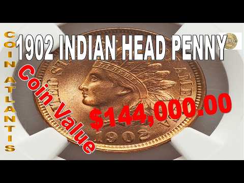 1902 Indian Head Penny Coin Value.OVER $144,000.00