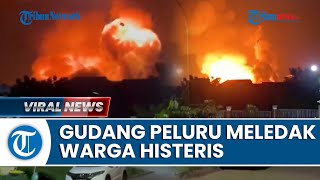 Gudang Peluru Milik TNI di Ciangsana Bogor Meledak Dahsyat, Warga Panik dan Teriak Histeris