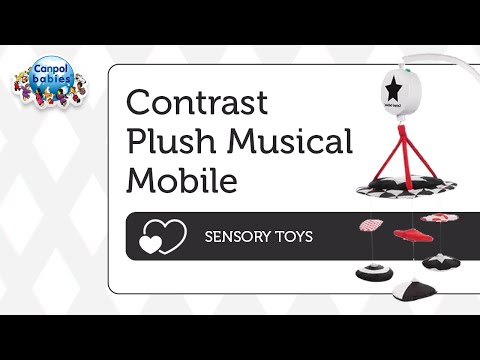 CANPOL BABIES minkšta muzikinė karuselė, SENSORY TOYS, 68/084 video