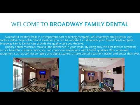 A beautiful, healthy smile is an important part of feeling complete. At Broadway Family Dental, the doctors deliver top-notch dental solutions you can be confident in. Whatever your dental needs or goals, Broadway Family Dental can provide the quality care you deserve.
Quality dental materials make all the difference in your smile. By using only the best master ceramists for the beautiful cosmetic work, you can count on restorations with life-like qualities. Plus, advanced equipment such as soft-tissue lasers and digital scanners make dental treatment easier and better than ever.
After your appointment at Broadway Family Dental, be sure to leave the office feeling comfortable, relaxed, and confident. Broadway Family Dental has found that patient happiness, superb results, and all-around success are in the details.
The goal here at Broadway Family Dental is to create a dental practice that is ideal for the patients. Whether you are looking for a general dentist, a cosmetic dentist, a pediatric dentist or a family dentist you will find a practice where each staff member is a highly-trained dental professional. A practice offering technology so advanced and sophisticated that it makes “painless dentistry” a practical reality.
Additionally, the great amenities are here for all of our patients complimentary with every visit. Every room is equipped with:
Air driven LED hand pieces
Intraoral Cameras
Digital Radiographs
Massage Chairs
Speakers set to the music of your choice
Flat screen television
Multiple Operatories

Complete dental care in one convenient location, Broadway Family Dental is for patients who won’t compromise care, comfort or quality. Once you are seated, it is possible for your dental dreams to come true, sculpting a smile that is second to none. You will discover Broadway Family Dental is where you and your smile belong. Call on +1 718.455.4400 for an appointment.

Broadway Family Dental
1152 Broadway
Brooklyn, New York 11221
 +1  (718) 455-4400
https://www.broadwayfamilydentalpc.com/