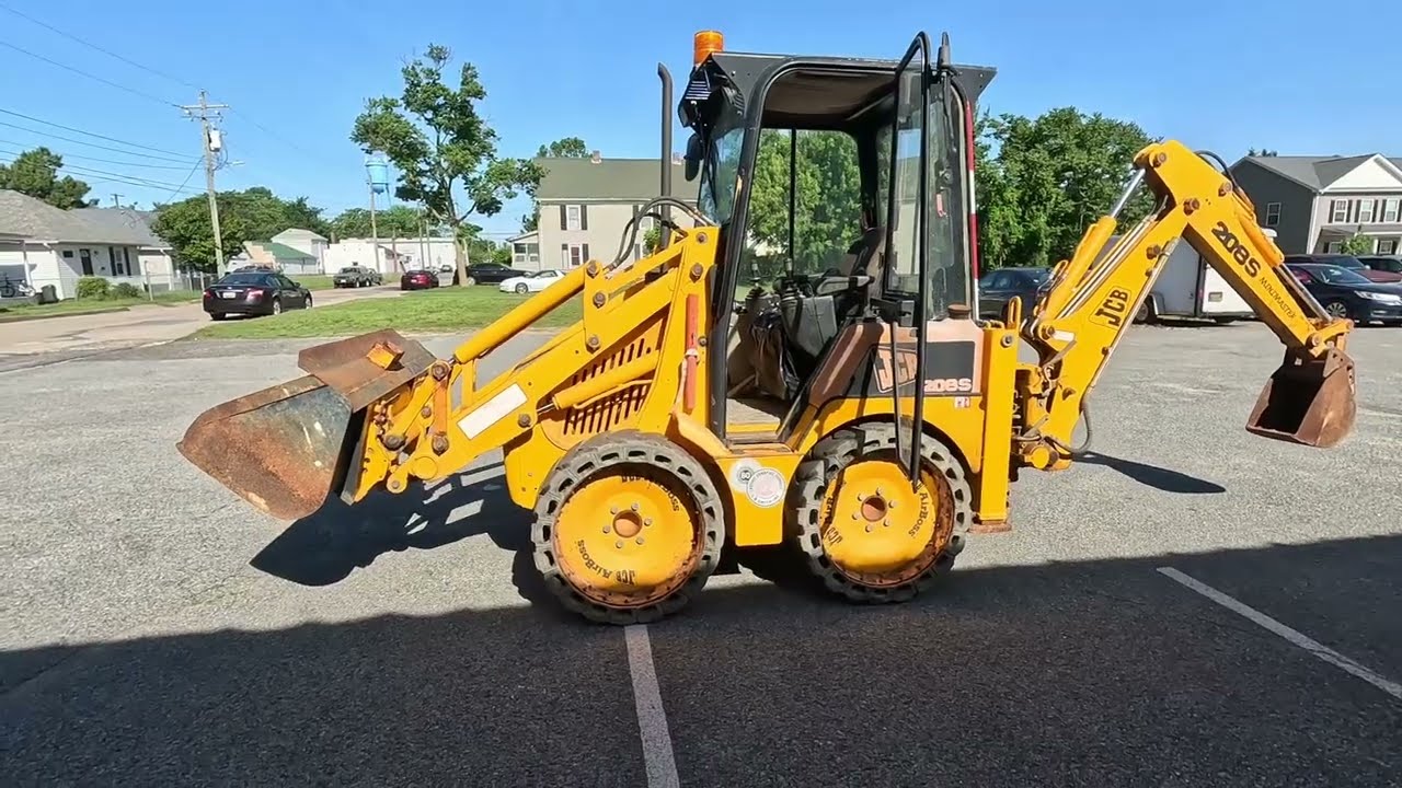 JCB 208s Loader Backhoe