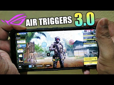 ASUS ROG 3 :: AIR TRIGGERS | All Settings | Taping, swipe, Dual buttons,Slide(vertical & horizontal)