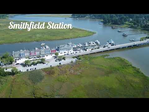 Birds Eye View of Smithfield VA - August 2021