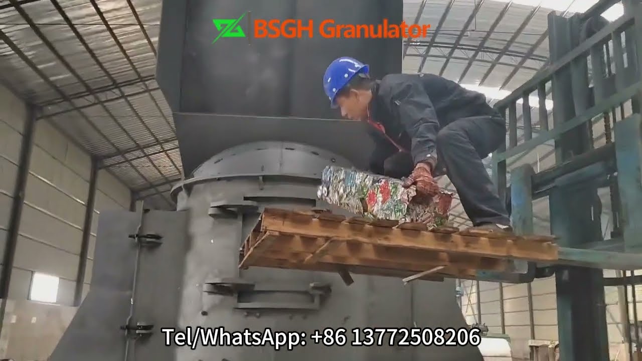 Vertical Shaft Crusher | Heavy-duty Hammer Crusher for Metal & Aluminum Can Bale Crushing