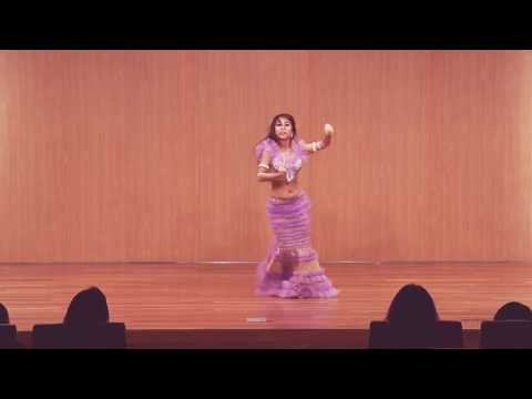 Korean bellydancer Renata dance solo oriental classic part2" Fi yom w leila"