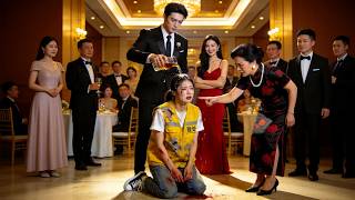 他嫌棄她只是個外賣員，生日宴上當眾宣佈白月光才是他的正牌女友，讓她成為全場笑柄，她不哭不鬧，一個動作讓渣男後悔終生！#反转 #大女主