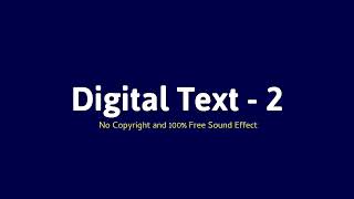 Download lagu Digital Text Sound Effect | Electronic Typing Sound Effect mp3