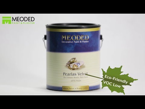 Velvet Paint Finish - Decorative Paint Pearlas Velvet - Meoded Paint & Plaster