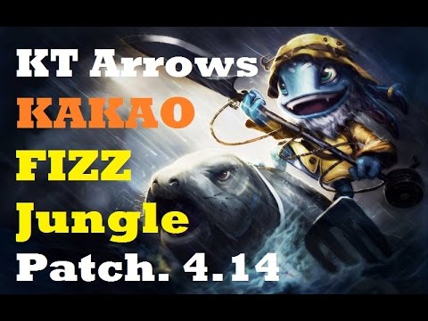 KT Arrows Kakao jungle Fizz vs Hecarim feat. KTA Rookie Zed | KR SoloQ Patch 4.14 | 1080p VOD
