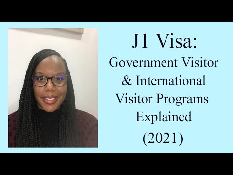 J1 VISA: Government Visitor & International Visitor Programs USA Explained || J-1 Visa Consulting
