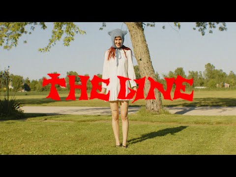 this is "the line" music video by ally evenson