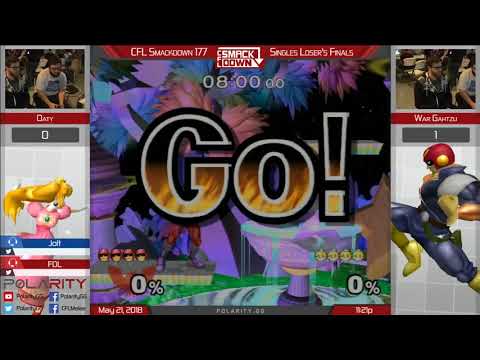 CFL Smackdown 177 Melee - Oaty (Peach) vs Gahtzu (Falcon) - Losers Finals
