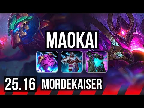MAOKAI vs MORDEKAISER (TOP) | KR Diamond | 25.16