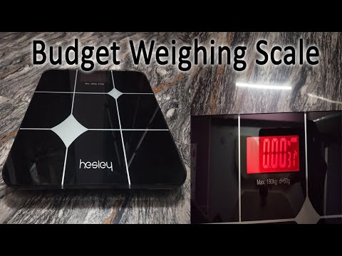 Hesley Weight Machine/Weighing Machine/Weighing Scale with advanced step on Technology HSB-1 (Black)