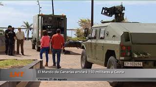 El Mando de Canarias enviar&aacute; 150 militares a Ceuta&nbsp;