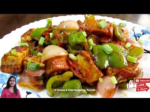 Tofu Chili Recipe || Sweet & Spicy Soya Paneer Recipe