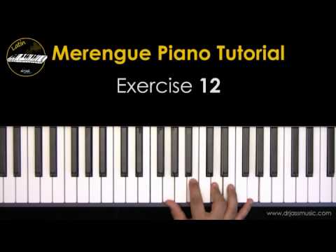 DRJASSMUSIC Merengue Piano Tutorial - Exercises 5 & 12 (English)