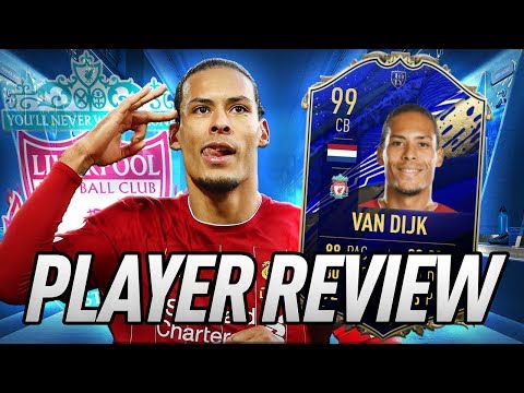 THIS CARD IS A CHEAT CODE! 🤯 99 TOTY VAN DIJK PLAYER REVIEW! - FIFA 20 Ultimate Team